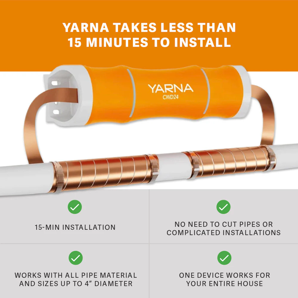 Yarna CWD24 Eliminate Hard Water And Save Over $1000 Per Year - Image 5